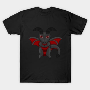 Cute Black and Red Dragon T-Shirt